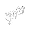 Frigidaire GLGF366AQA door diagram