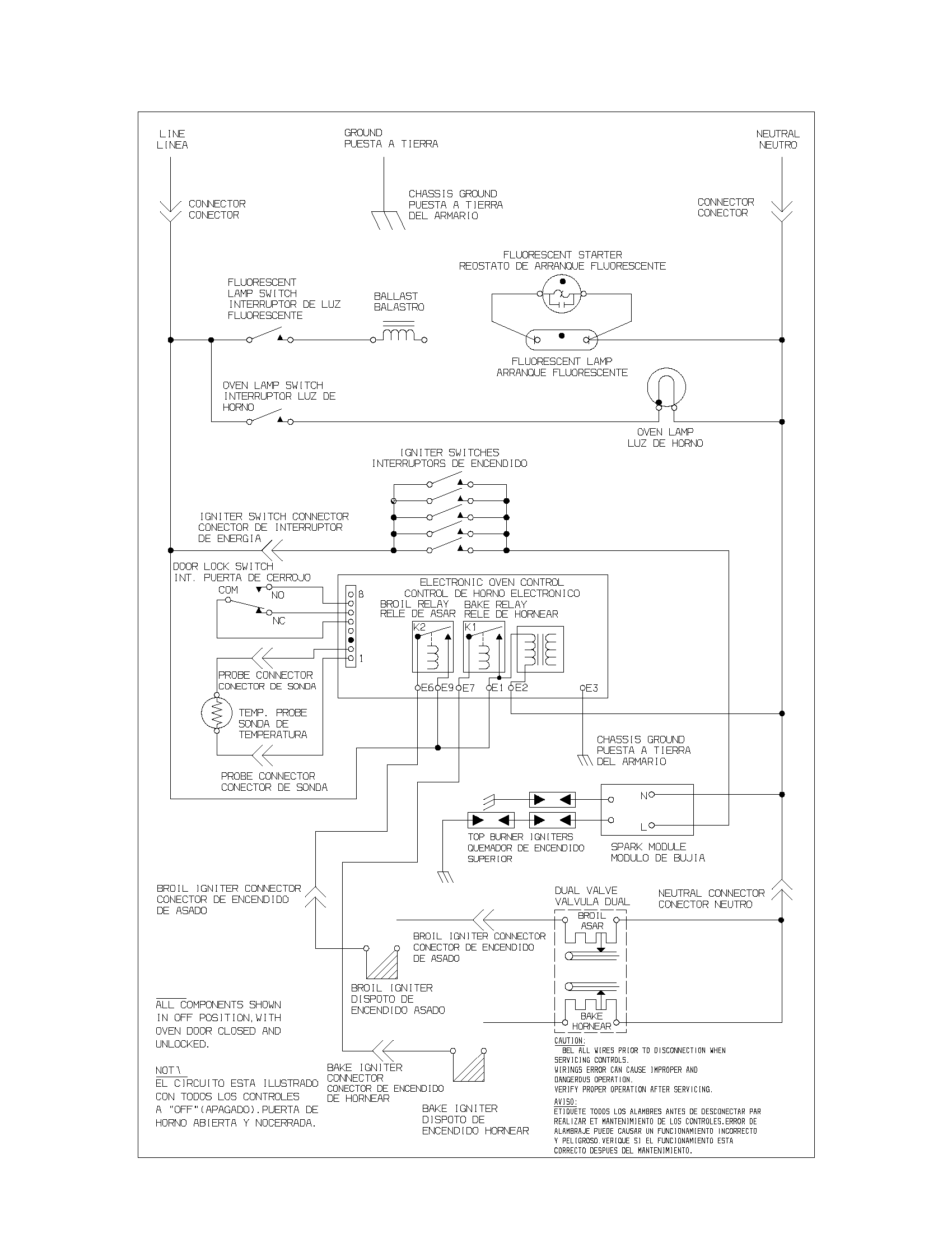 Tappan TGF657BFU1 wiring diagram diagram