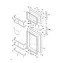 Frigidaire FRT18C5AT4 door diagram
