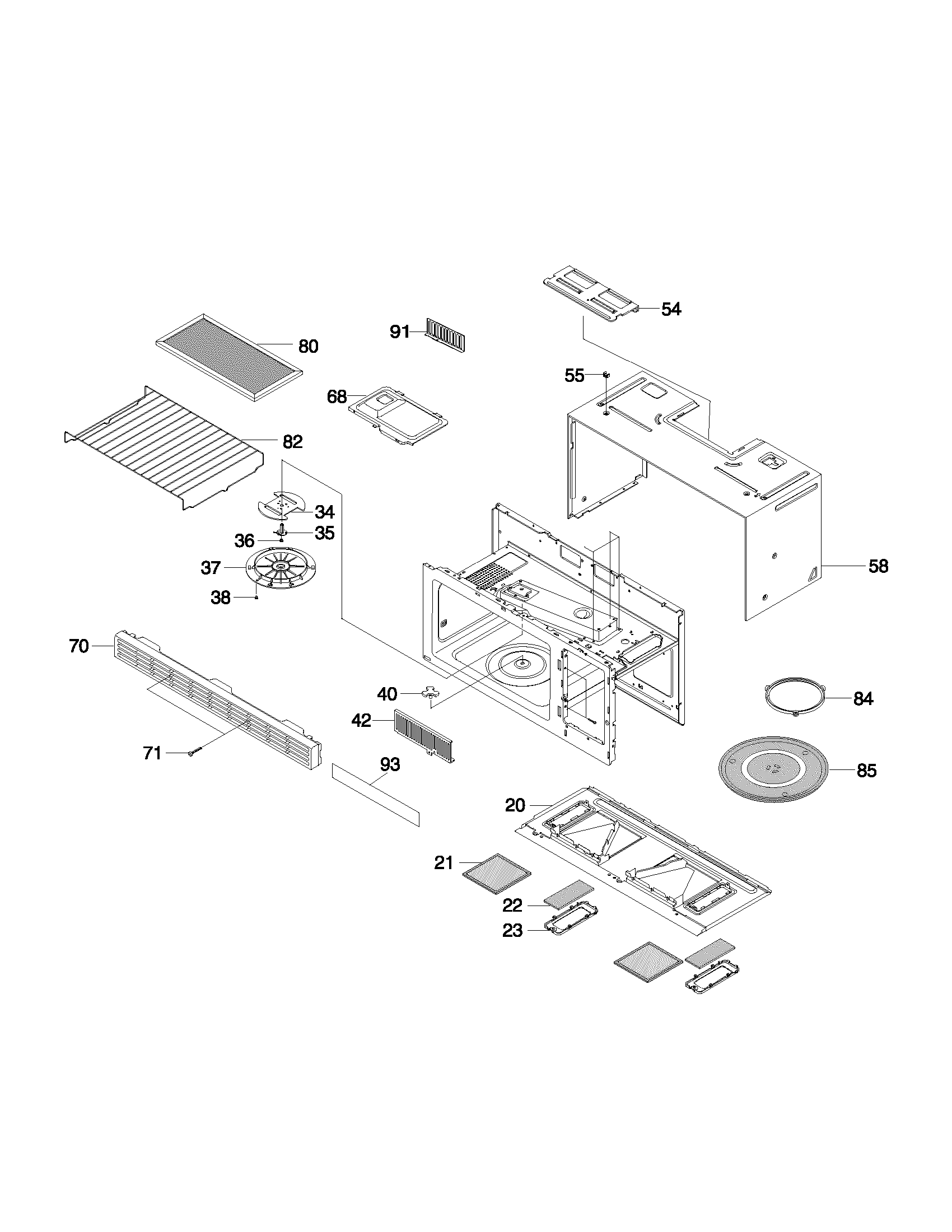 Frigidaire FMV145KS1 body diagram