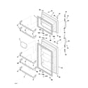 Frigidaire FRT18ND5AQ2 door diagram