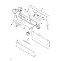 Frigidaire FEF312ASA backguard diagram