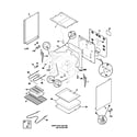 Frigidaire FEF312ASA body diagram