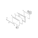 Frigidaire FEF312ASA door diagram
