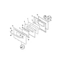 Frigidaire FEF336ASB door diagram