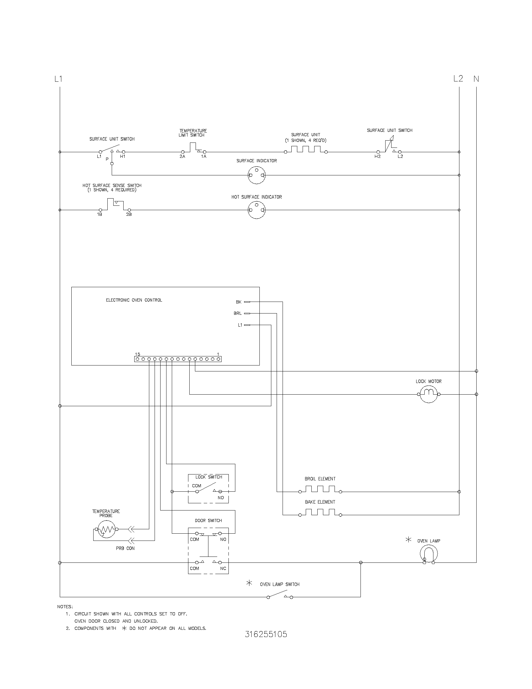 Frigidaire FEF366ABB wiring diagram diagram