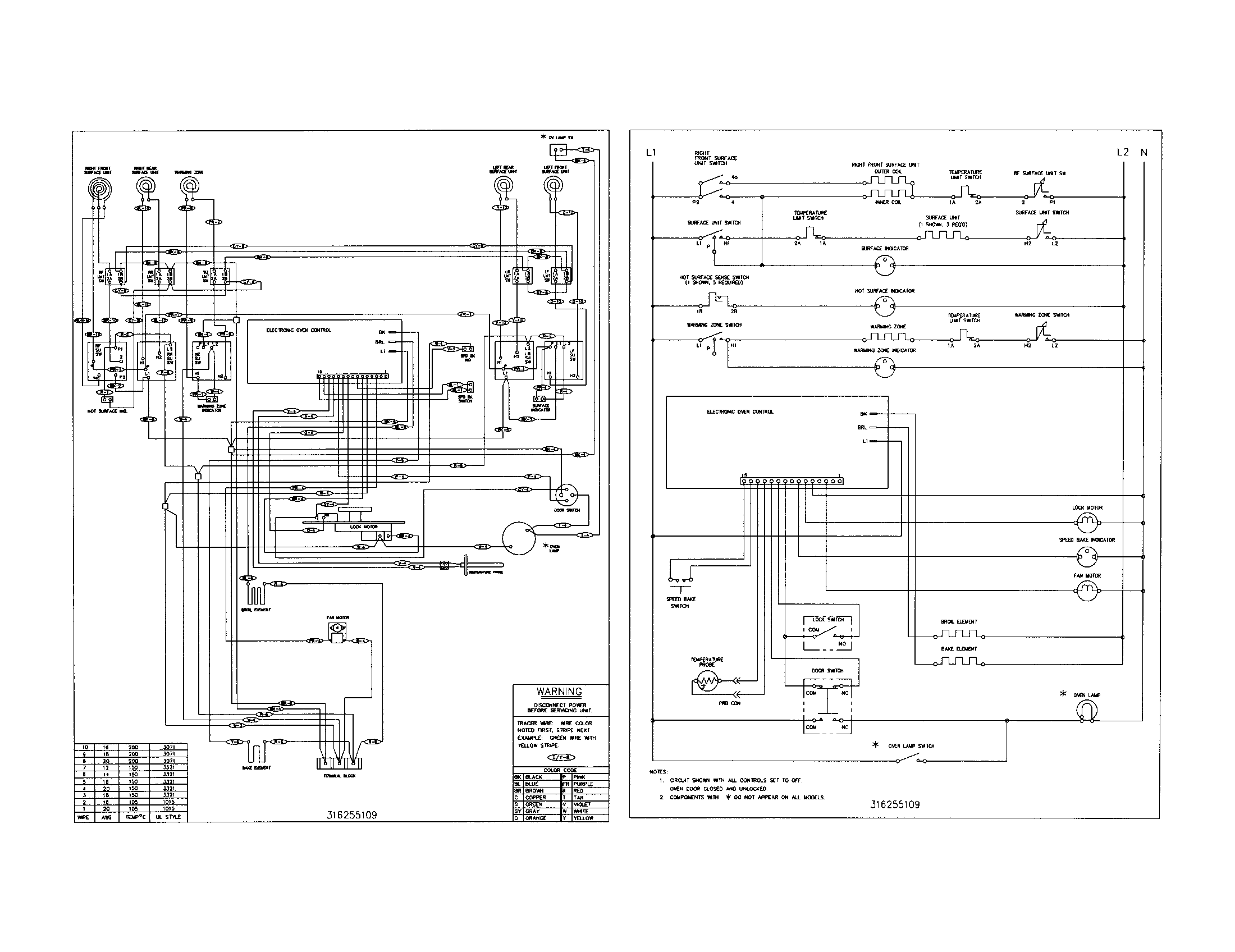 Frigidaire FEF379ACB wiring diagram diagram