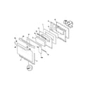 Frigidaire FEFB65ASB door diagram