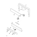 Frigidaire FGF312ASA backguard diagram