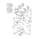 Frigidaire FGF355AUA burner diagram