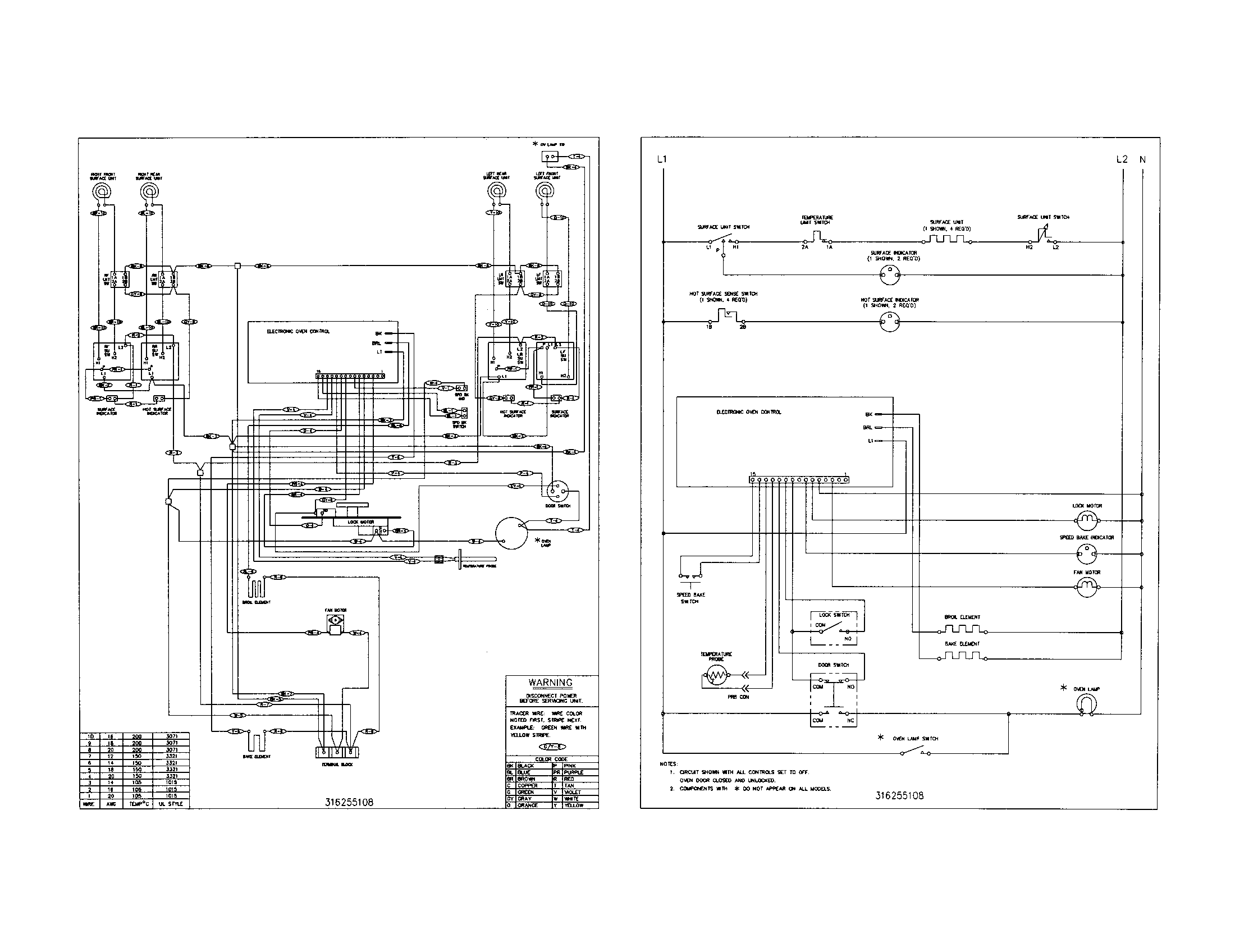 Frigidaire GLEFS76ABB wiring diagram diagram