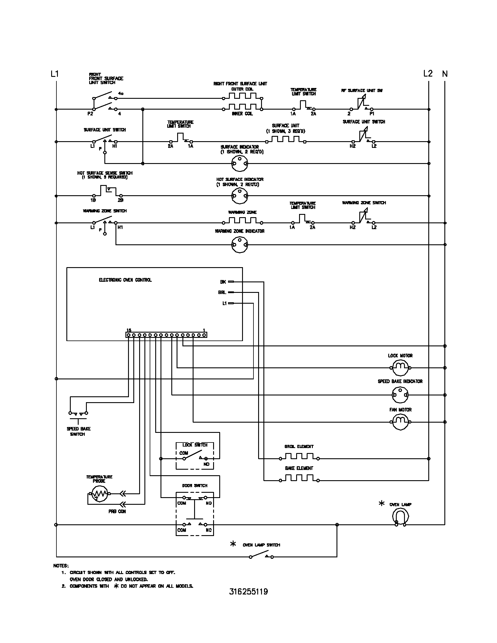 Frigidaire GLEF378ASB wiring diagram diagram