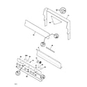 Frigidaire FEF314AUA backguard diagram