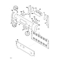 Frigidaire FEFL75ABB backguard diagram