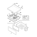 Frigidaire FEFL75ABB top/drawer diagram