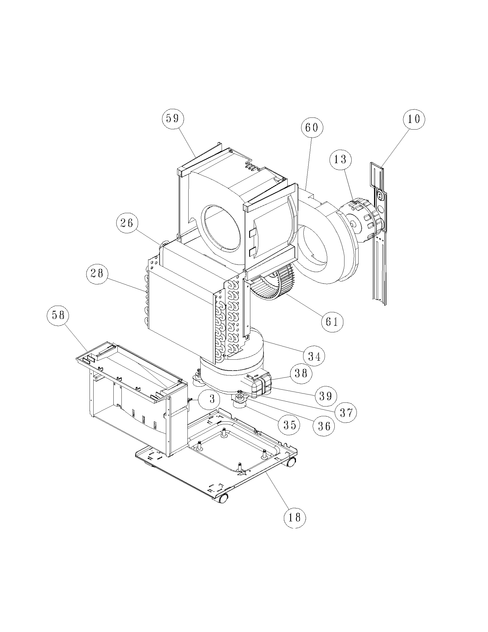 Frigidaire FDD50J4 system diagram