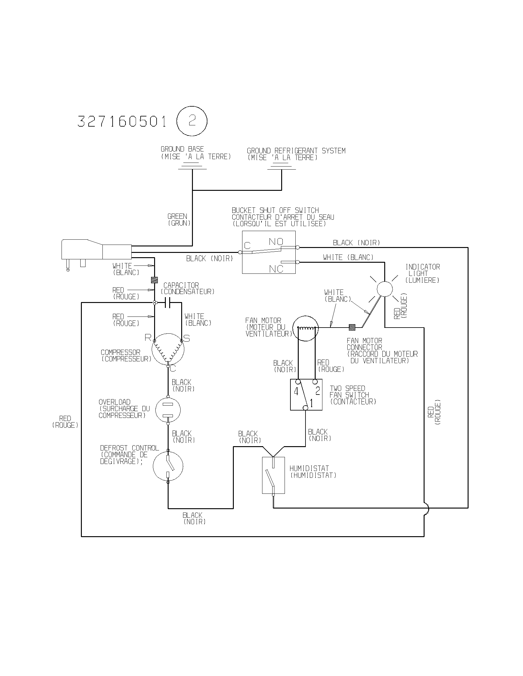 Frigidaire FDD50J4 wiring diagram diagram