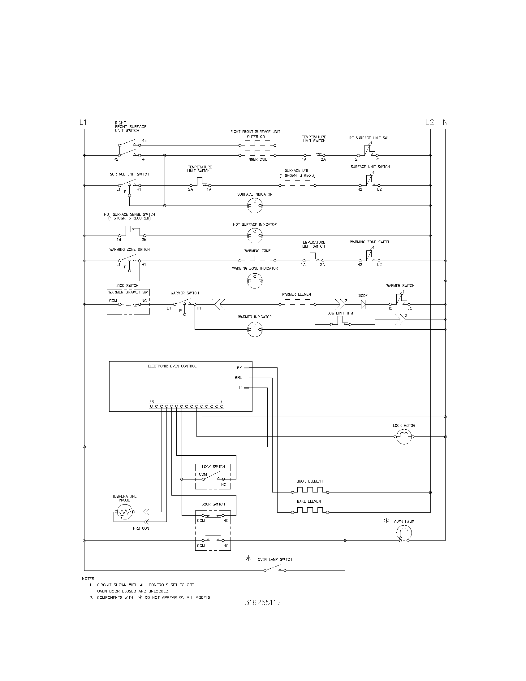 Kenmore 79095599101 wiring diagram diagram
