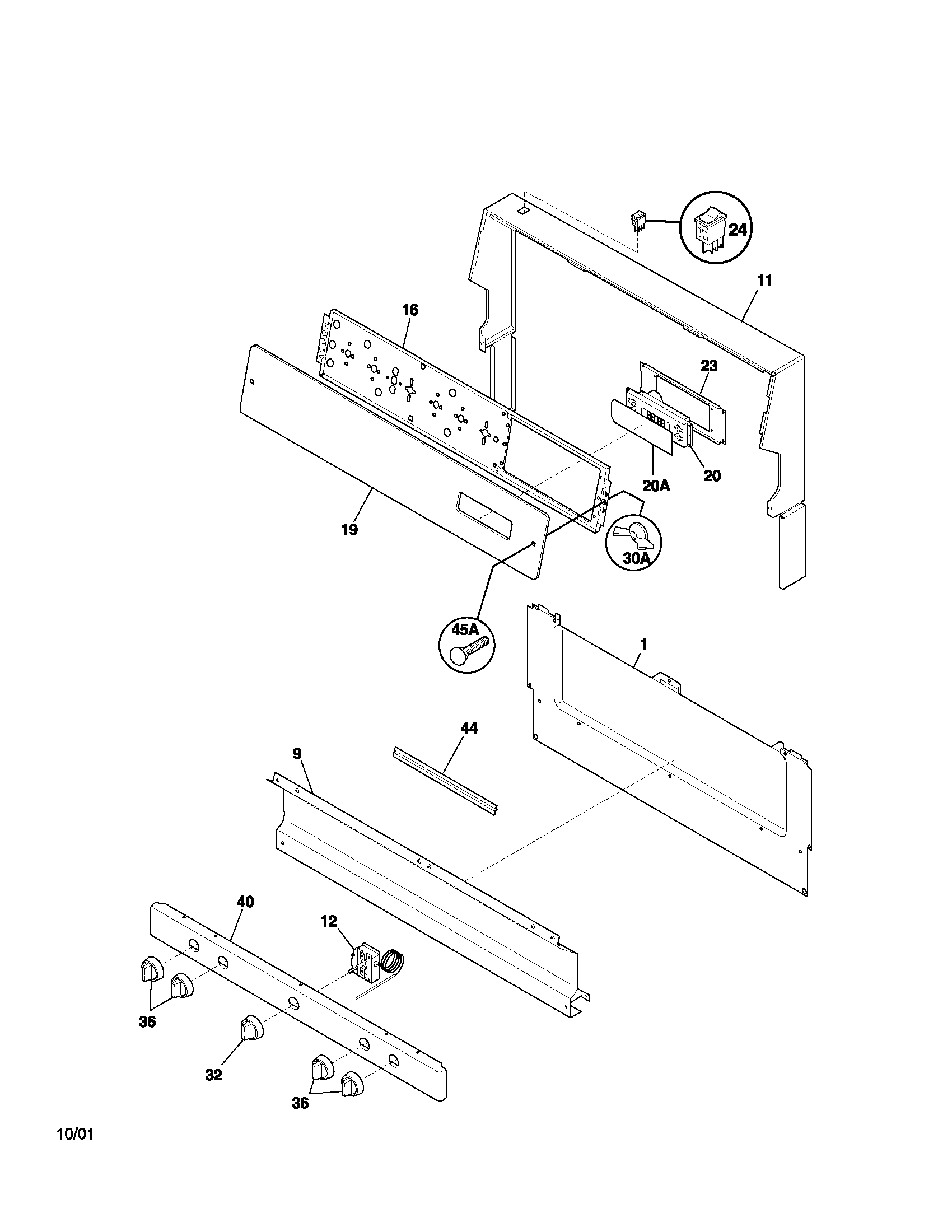 Kenmore 79072112100 backguard diagram
