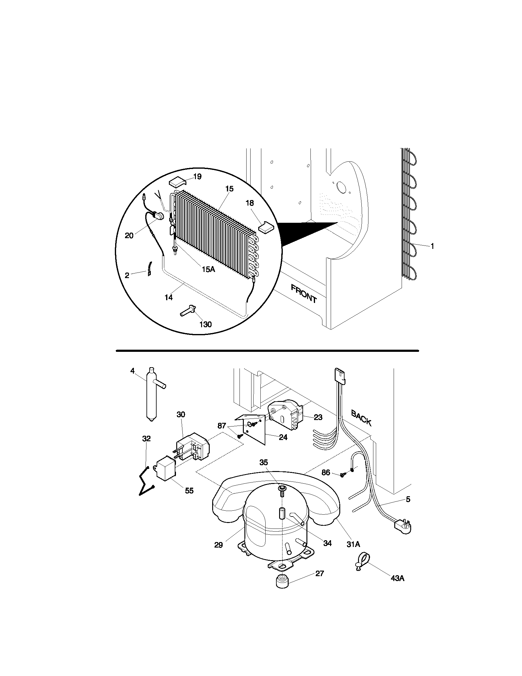 Kenmore 25321411101 system diagram