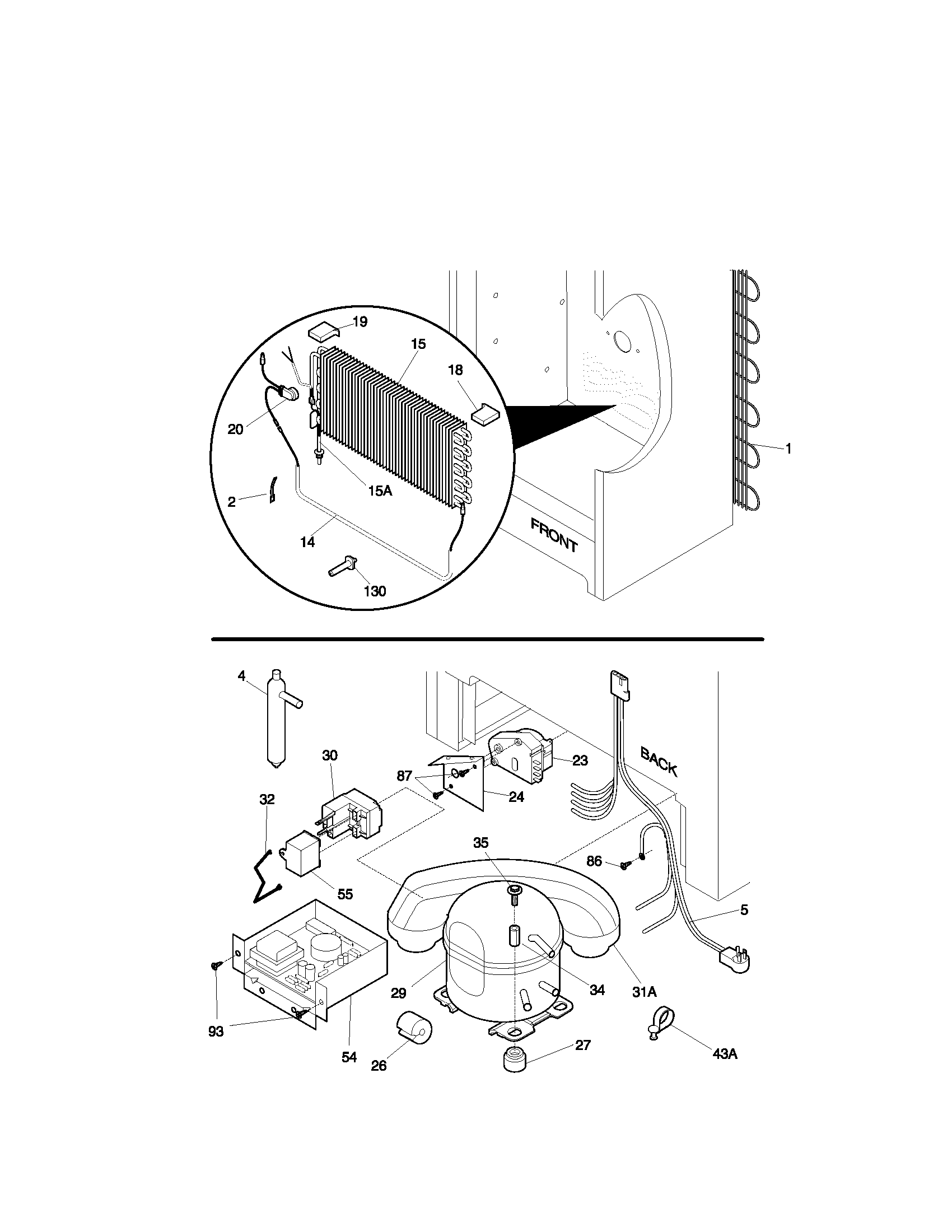 Kenmore 25321741102 system diagram