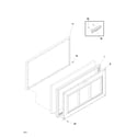 Frigidaire FFC05M2AW0 door diagram