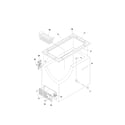 Frigidaire FFC05M2AW0 cabinet diagram