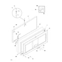 Frigidaire FFC07C4AW0 door diagram