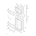 Frigidaire FRT21HP5AB1 doors diagram