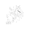 Frigidaire FER231AS0 frnt pnl,door diagram