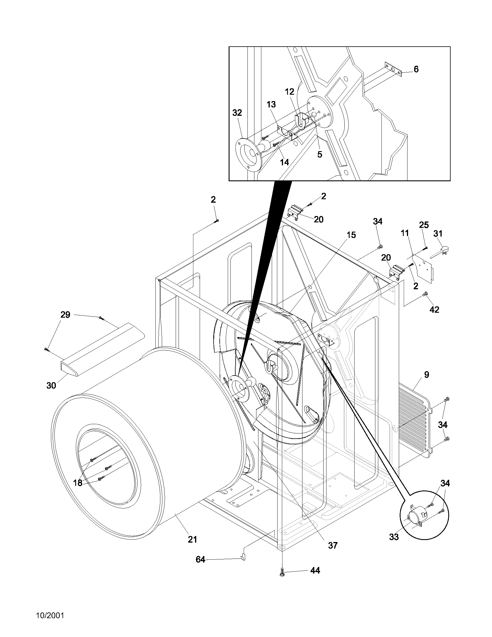 Frigidaire FGR231AS0 dry cab,heater diagram