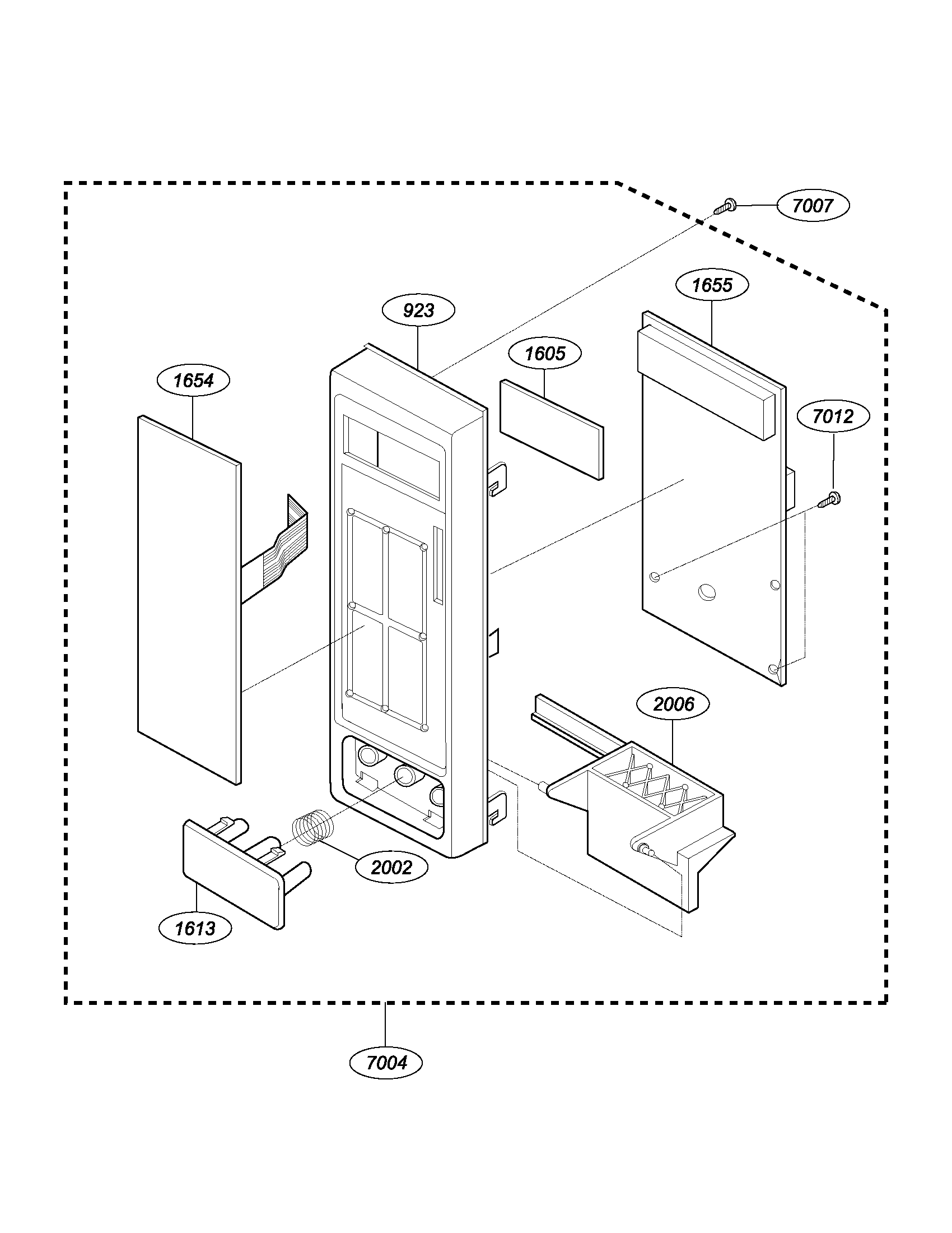 Frigidaire CPLMB186KCA control panel diagram