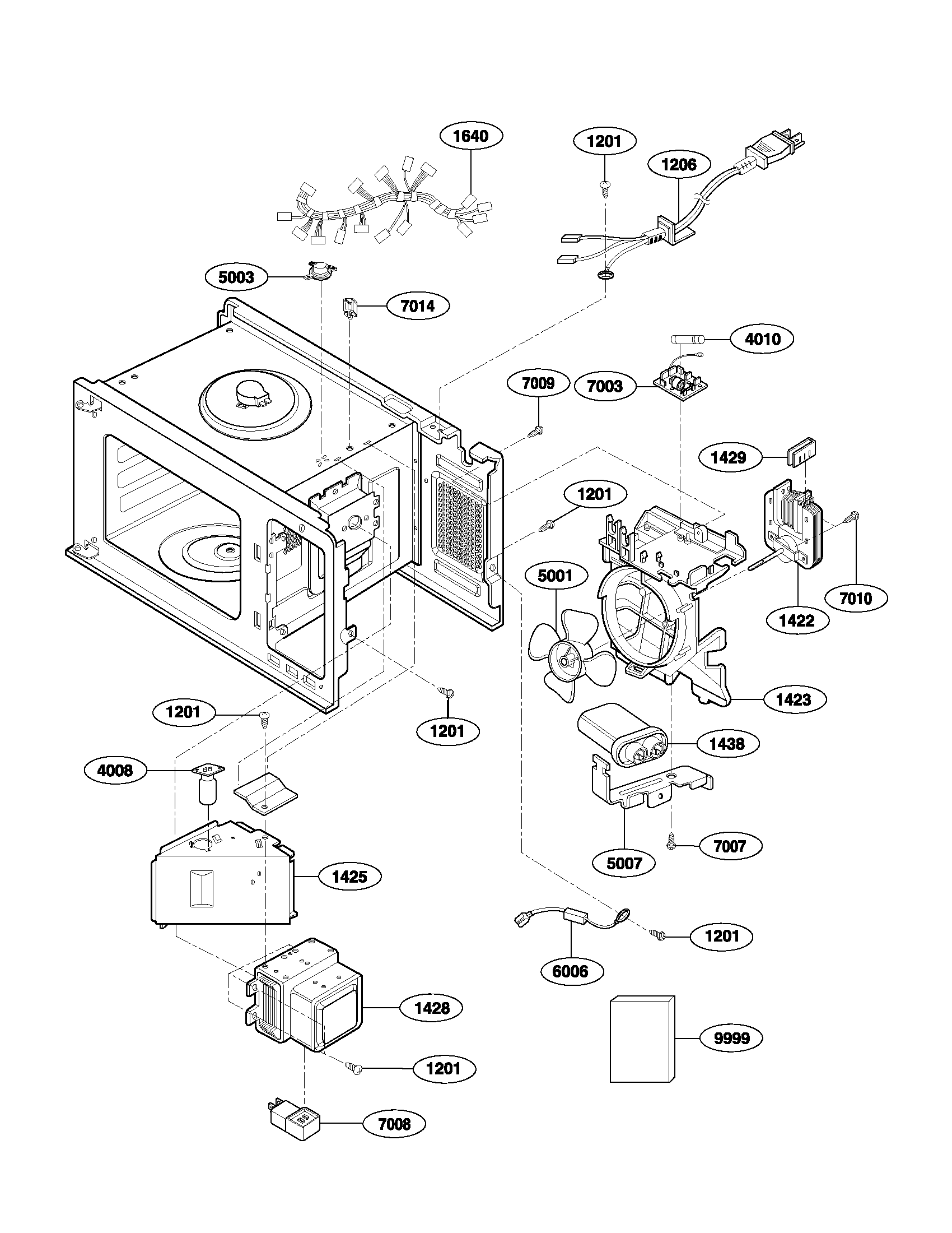 Frigidaire CPLMB186KCA interior diagram