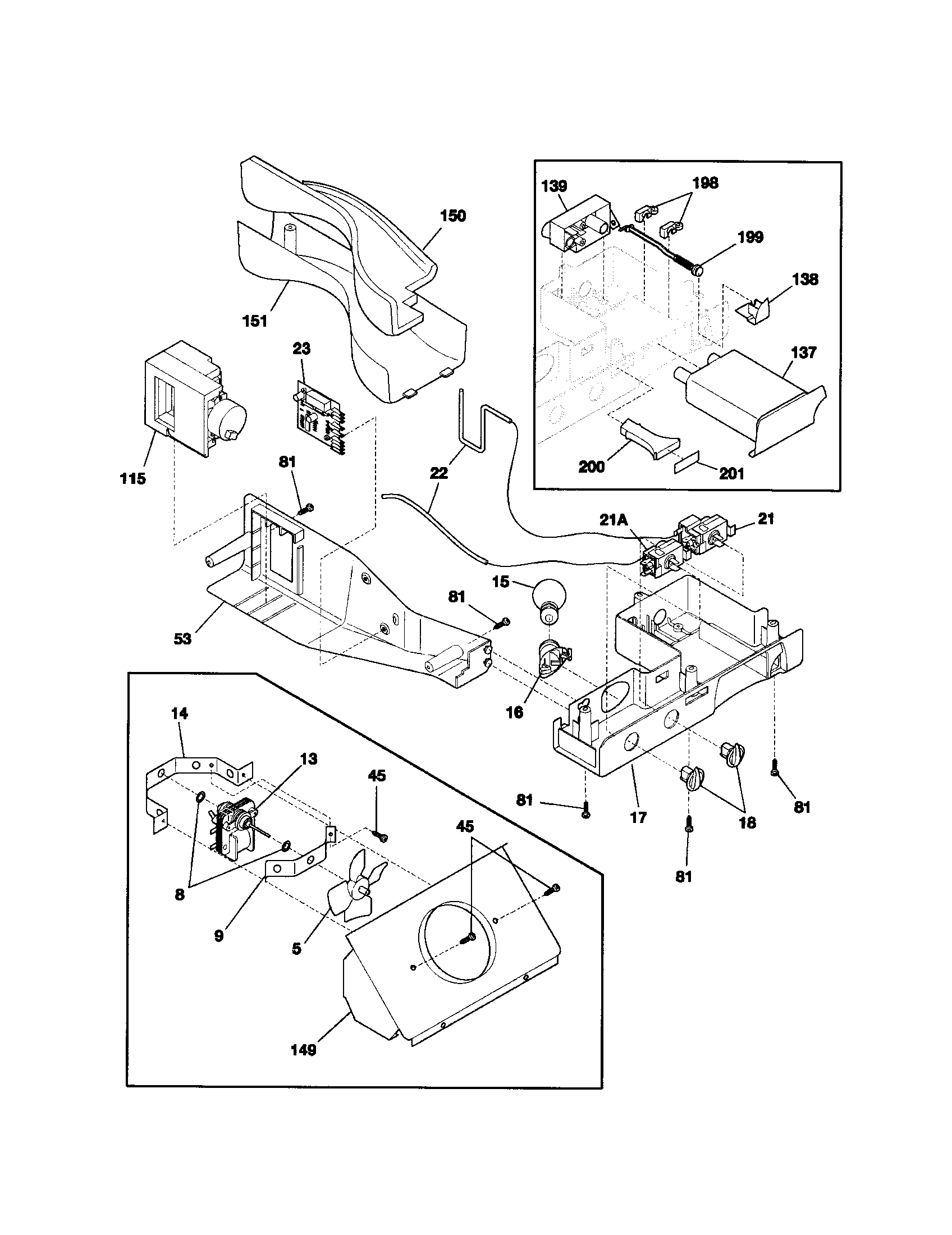 Frigidaire GLHS264ZAW0 controls diagram