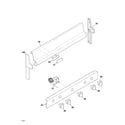 Universal/Multiflex (Frigidaire) MGF303PGDG backguard diagram