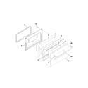 Universal/Multiflex (Frigidaire) MGF316WGSG door diagram