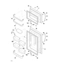 Frigidaire PLHT217TAK2 doors diagram