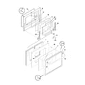 Frigidaire GLEB27T8ABA doors diagram