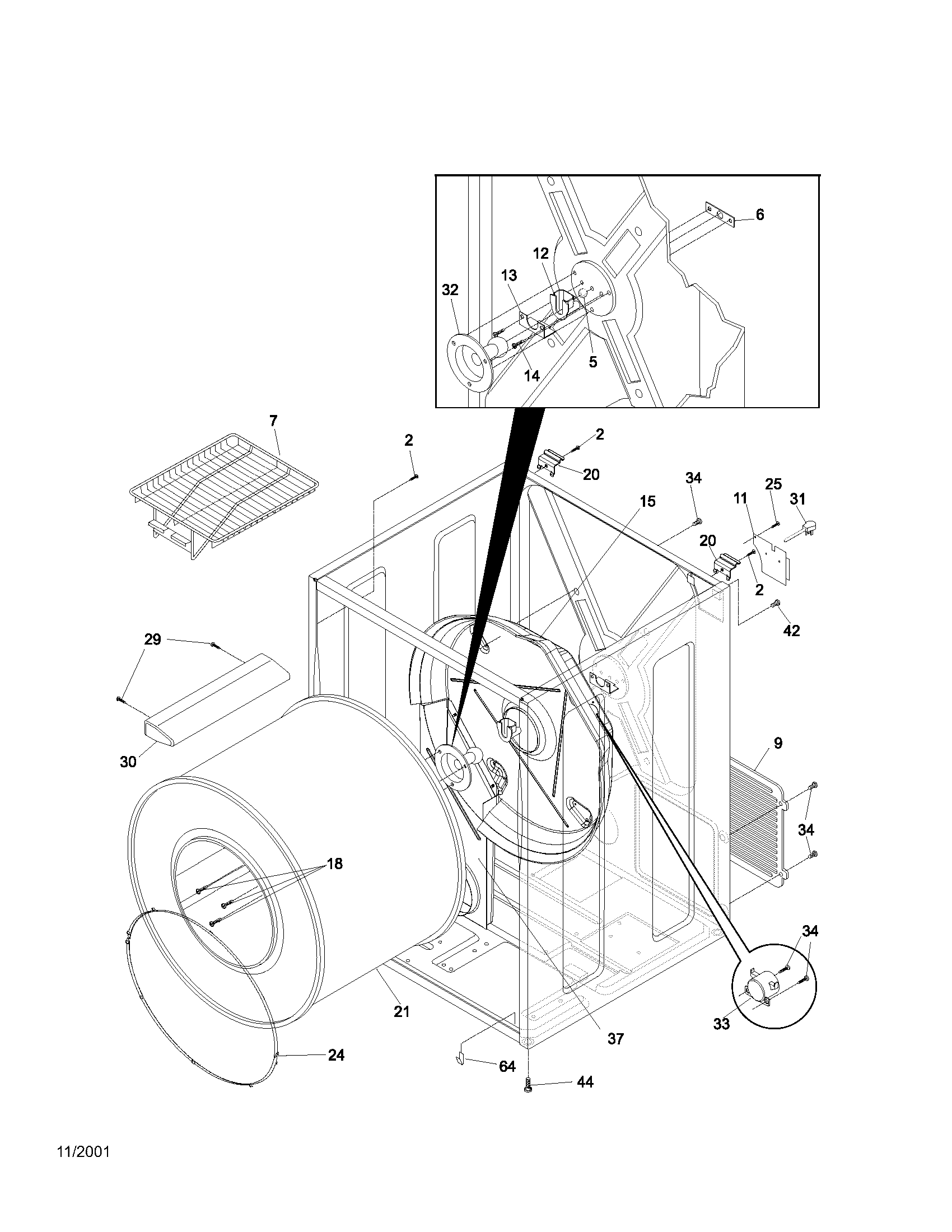 Kenmore 41791042001 dry cab,heater diagram