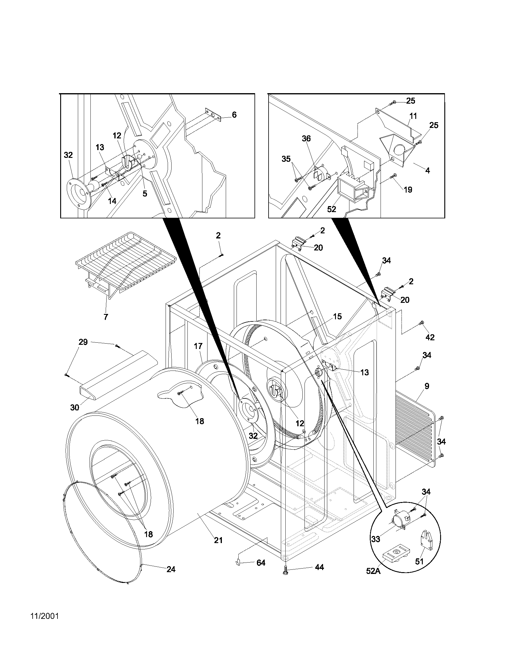 Kenmore 41782042101 dry cab,heater diagram