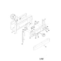 Frigidaire FEF365BGDE backguard diagram
