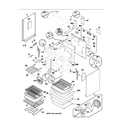 Frigidaire GLEF396ASB body diagram