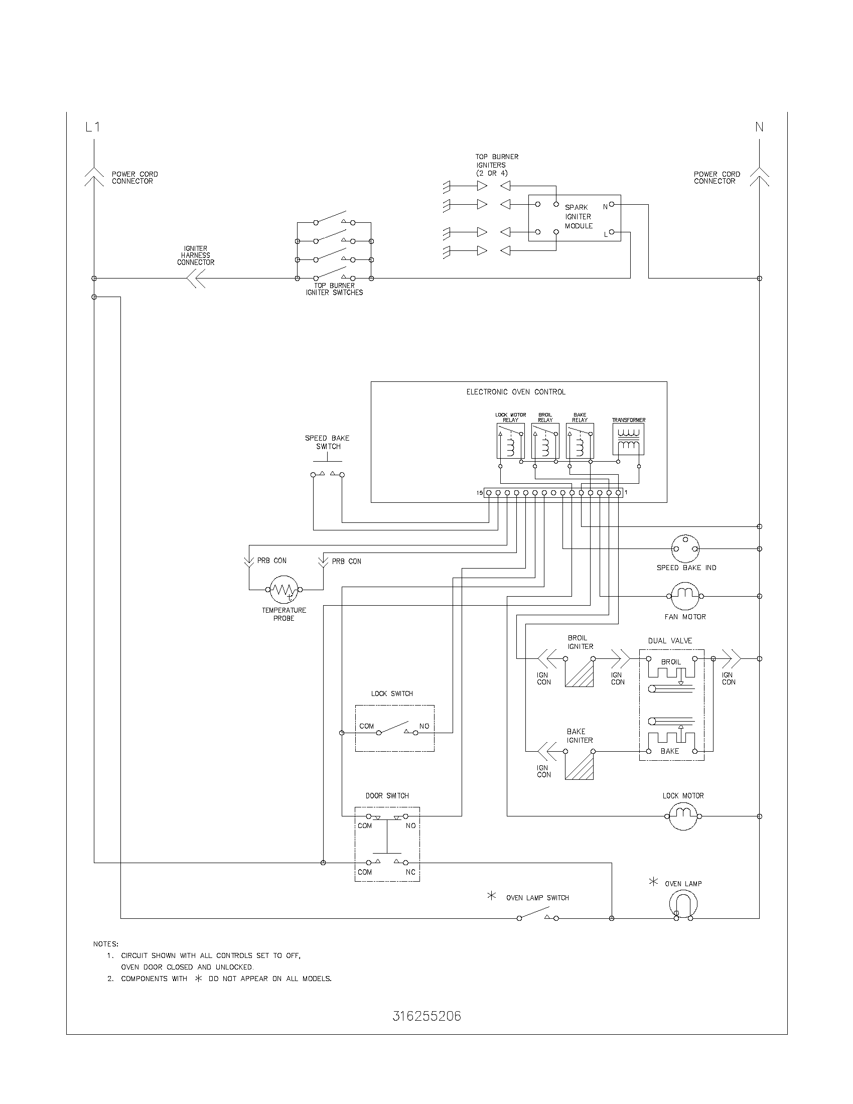 Frigidaire GLGF377ASD wiring diagram diagram
