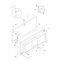 Frigidaire FFC15C7AW1 door diagram
