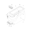 Frigidaire FFC15C7AW1 cabinet diagram