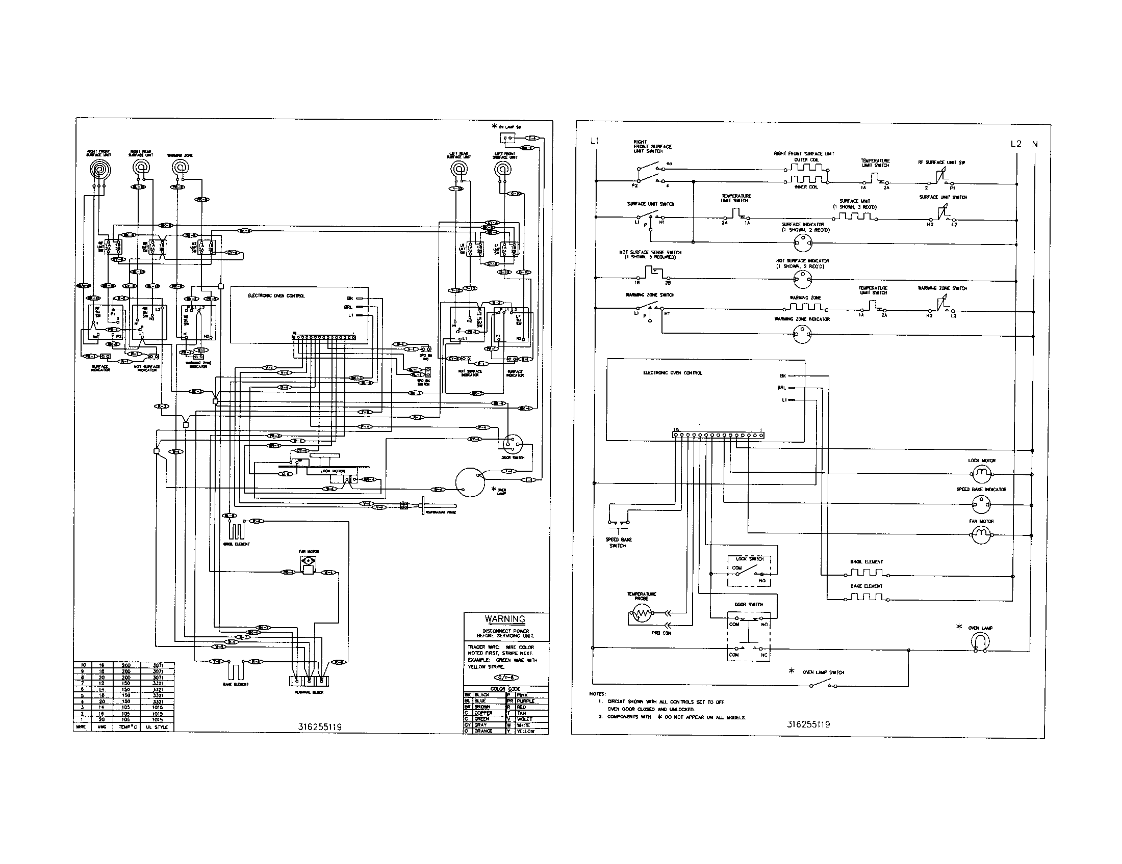 Frigidaire NGSE3WZASD wiring diagram diagram