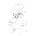 Frigidaire FES367ABA top/drawer diagram