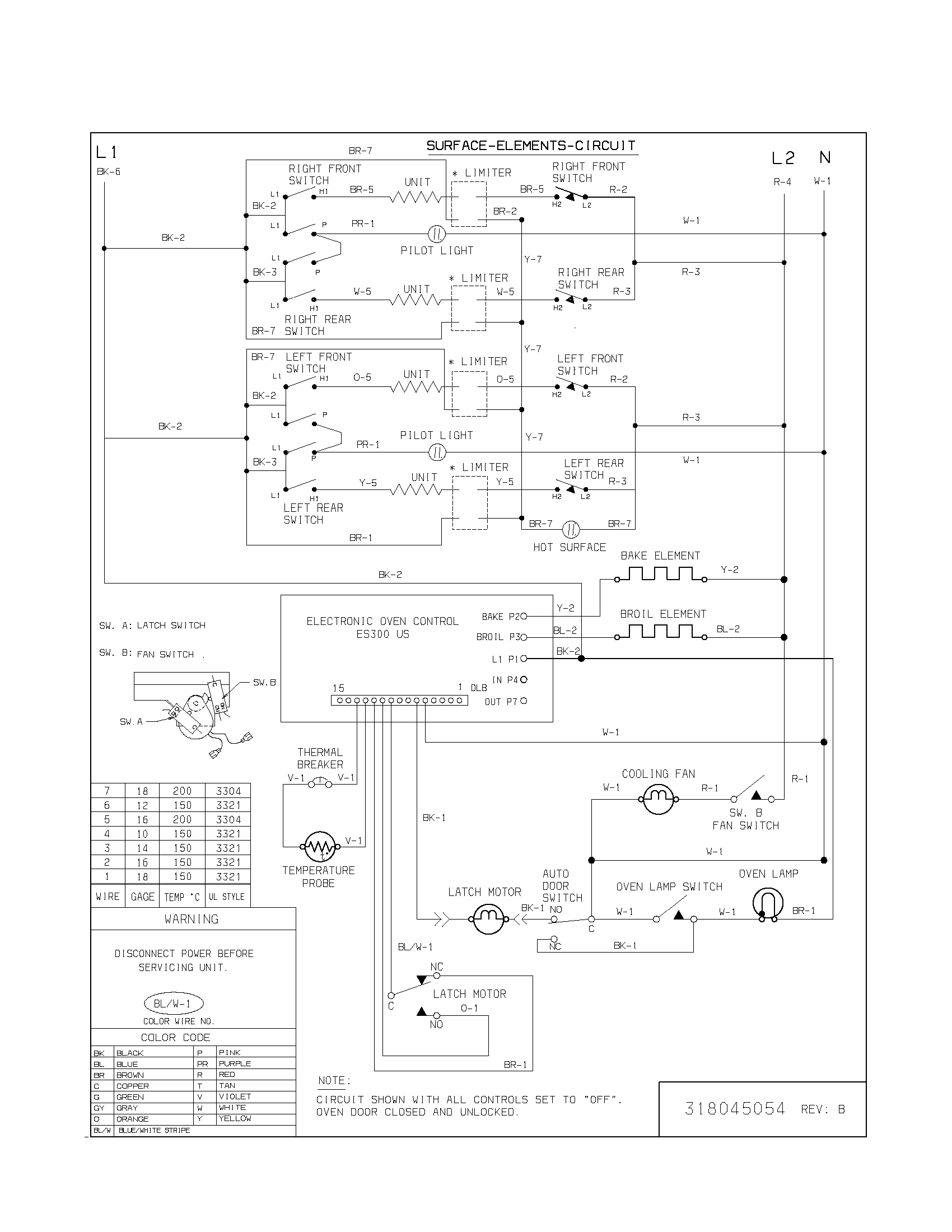 Frigidaire FES367ASB wiring diagram diagram