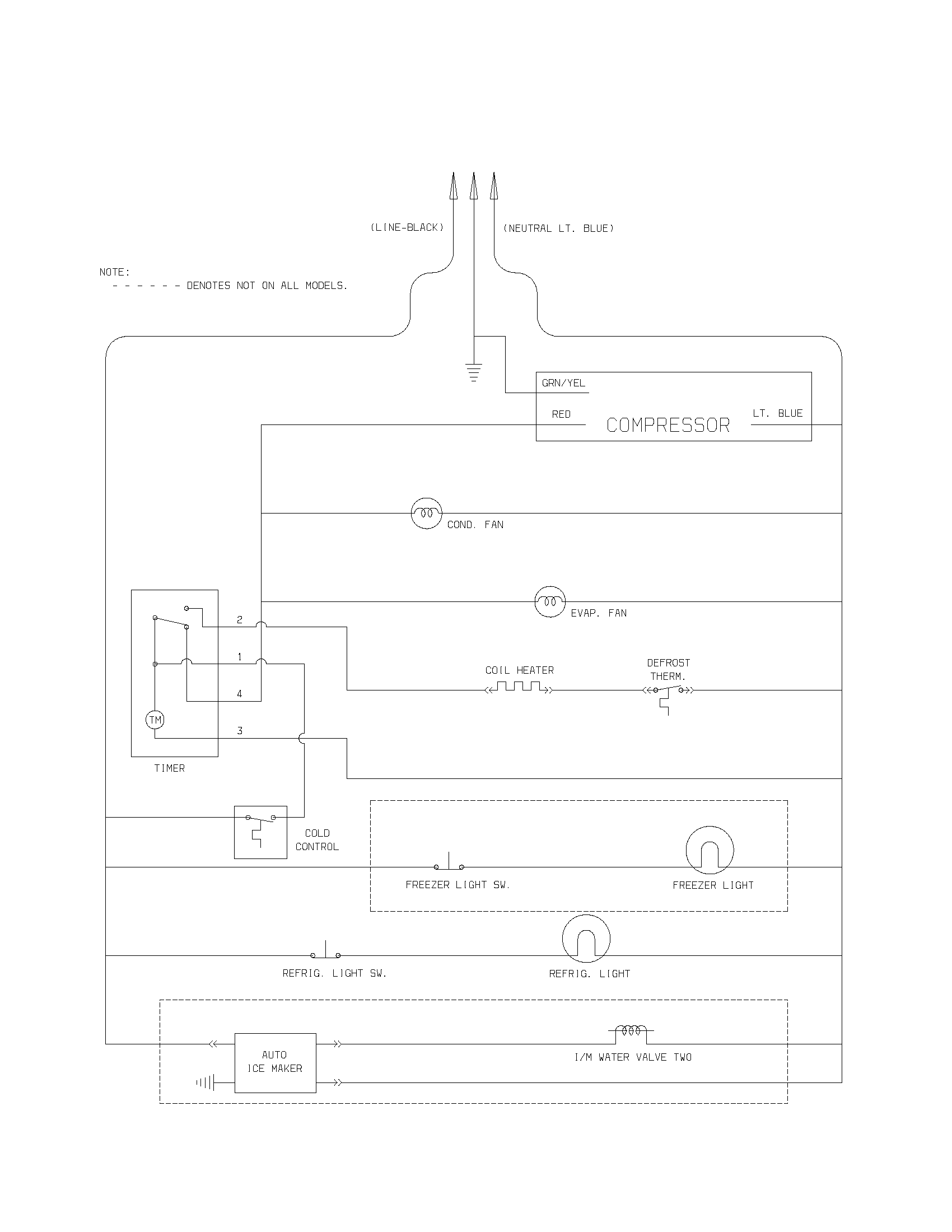 Kenmore 25371882108 wiring schematic diagram