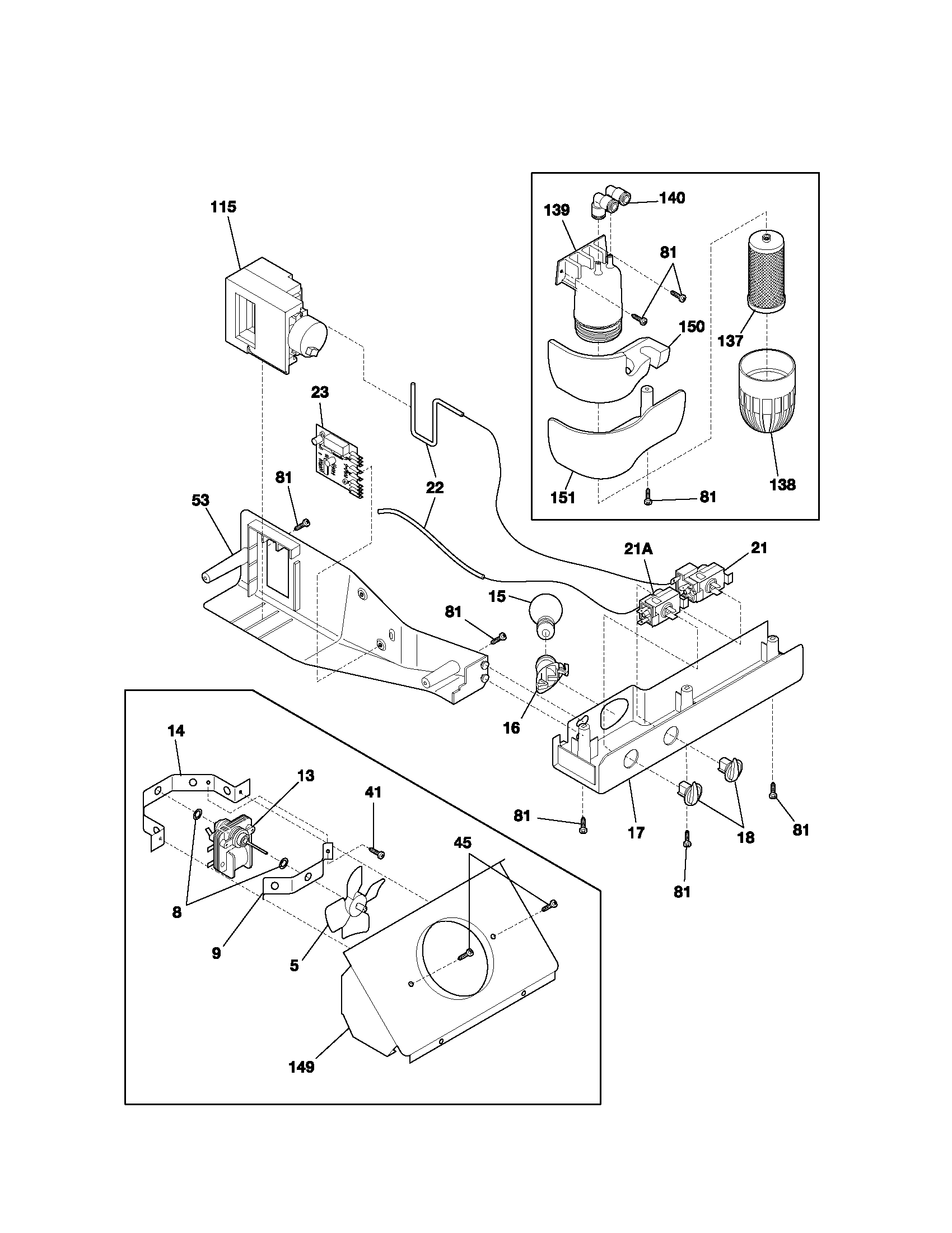 Kenmore 25351234105 controls diagram
